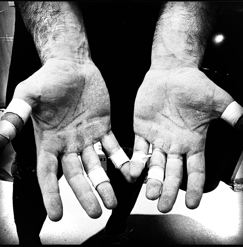 weightlifting hands